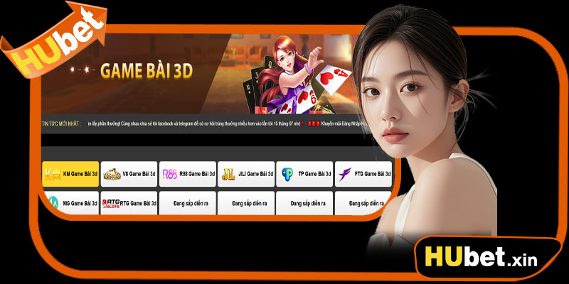 Sức hấp dẫn của sảnh game bài hubet
